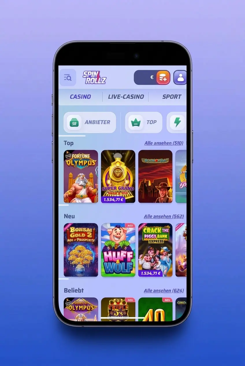 Spinrollz Slots Start in 6 Schritten