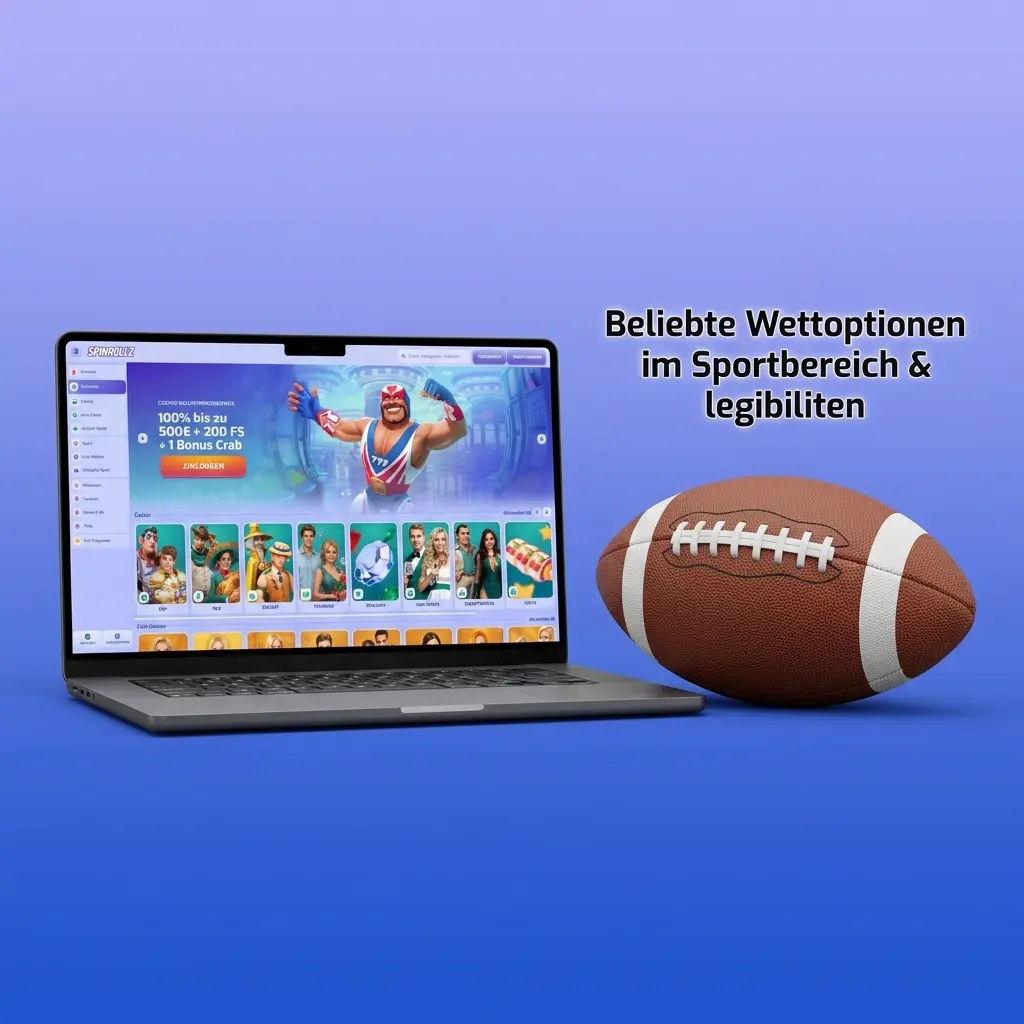 Sportwetten Optionen auf der Plattform