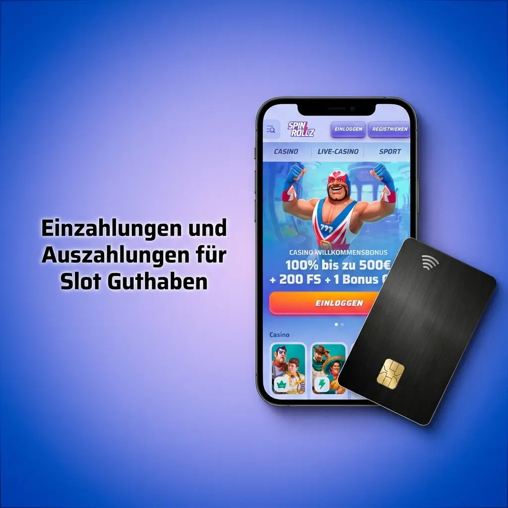 Einzahlungen und Auszahlungen für Slot Guthaben