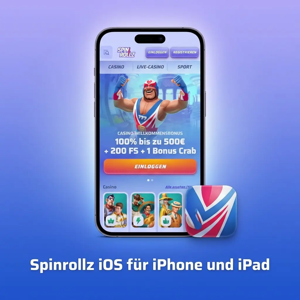Spinrollz iOS App auf iPhone und iPad