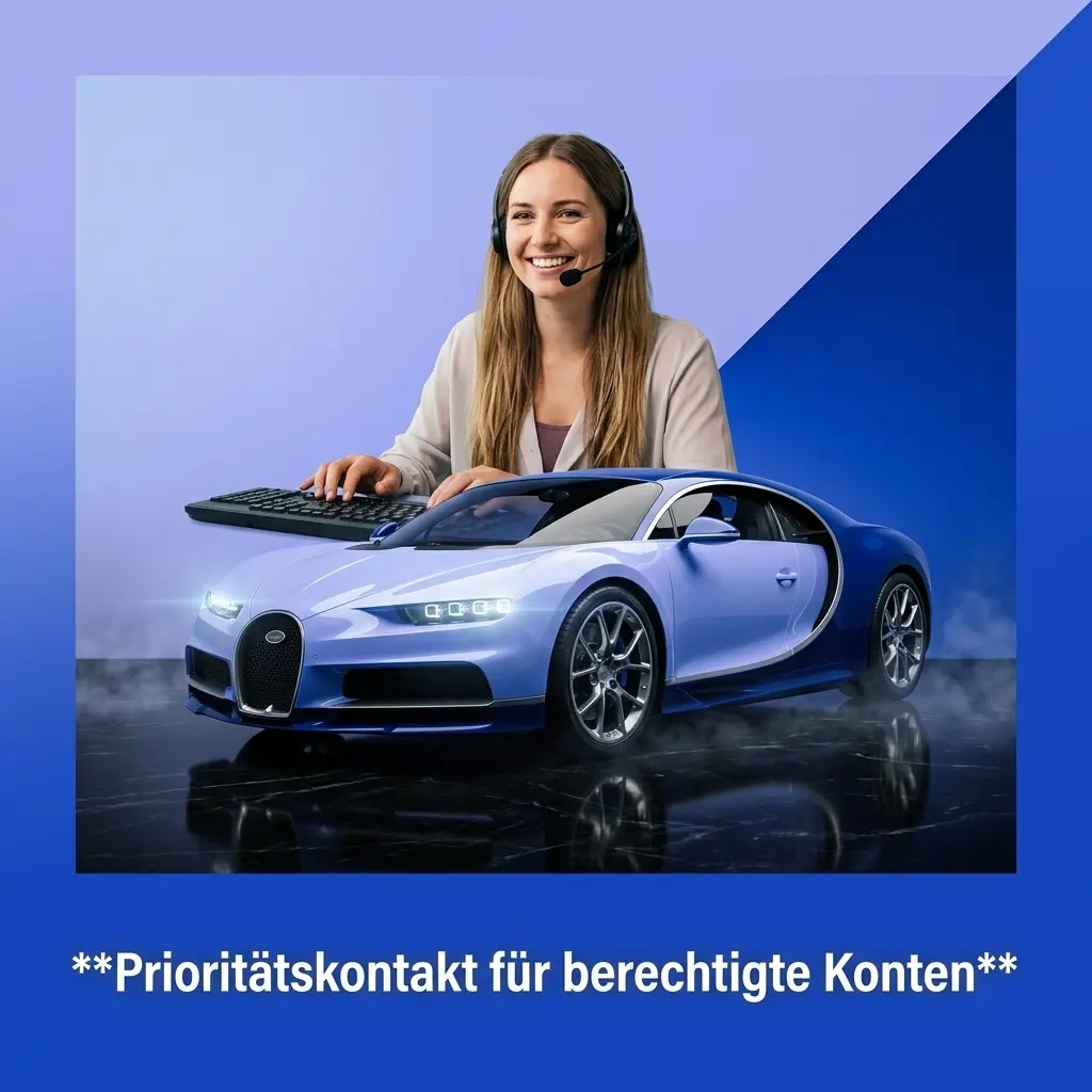 VIP Support Kontakt im Spielerkonto