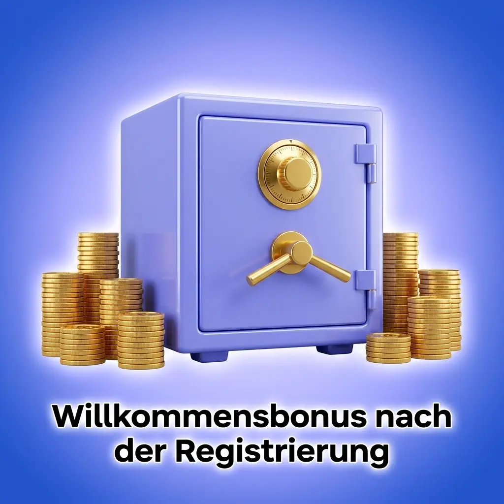 Willkommensbonus nach der Registrierung im Kassenbereich