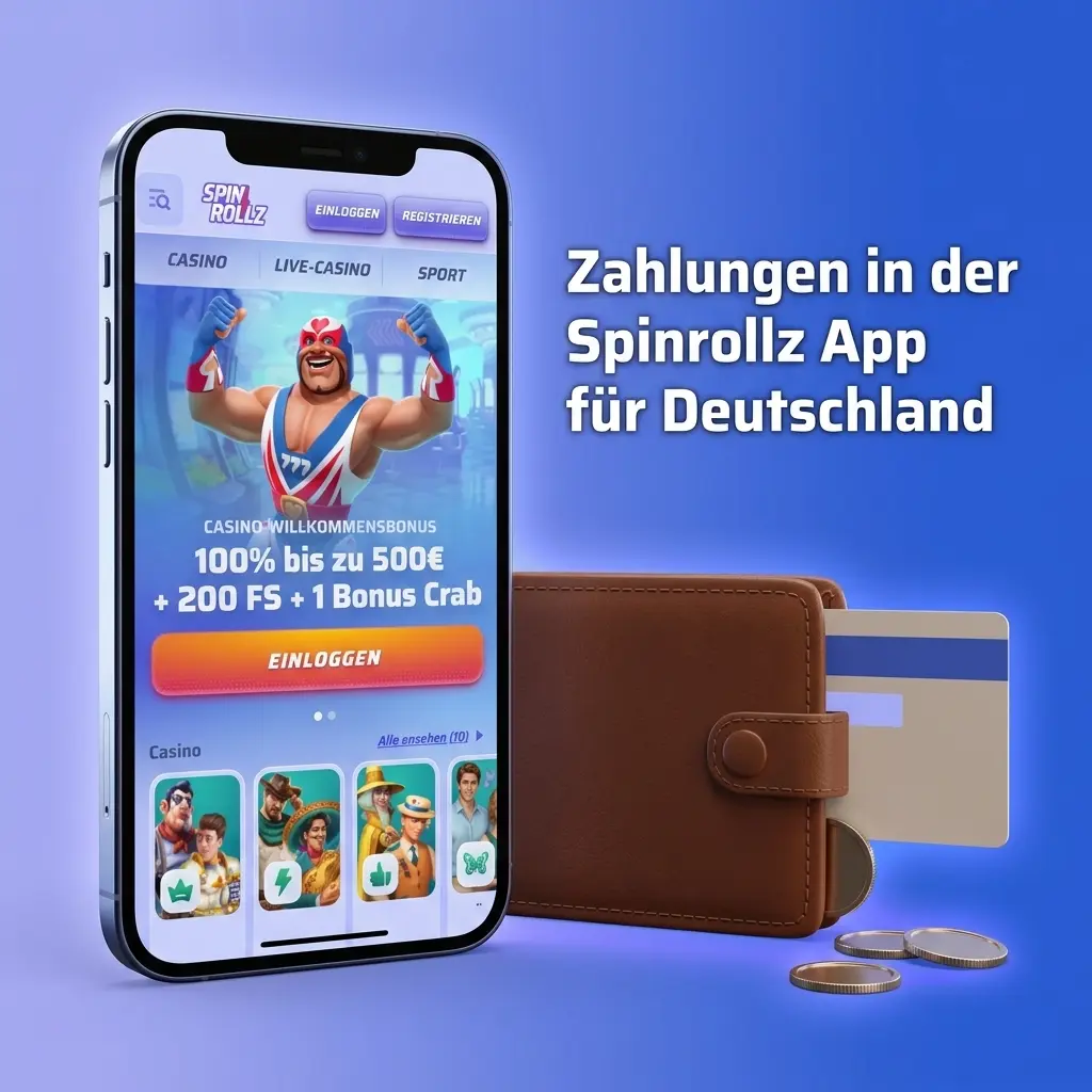 Zahlungsmethoden in der Spinrollz App
